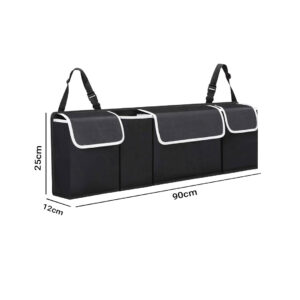 SOGA 2X Oxford Cloth Car Storage Trunk Organiser Backseat Multi-Purpose Interior Accessories Black, Garden, Tools & Hardware, Automotive Parts & Accessories, Accessories & Car Care, Interior Accessories, ,  - NZ DEPOT 2