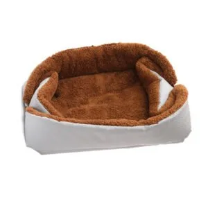 Buy SOGA 2X Silver Dual-purpose Cushion Nest Cat Dog Bed Warm Plush Kennel Mat Pet Home Travel Essentials Online - Pet Supplies/Dogs/Carriers & Travel Products - 2 - NZ Depot Free Shipping