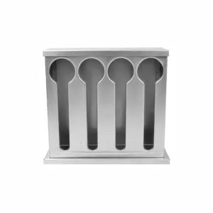 Buy SOGA 2X Stainless Steel Buffet Restaurant Spoon Utensil Holder Storage Rack 4 Holes Online - Home & Living/Kitchen & Dining/Tableware/Cutlery - 2 - NZ Depot Free Shipping