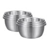 SOGA 2X Stainless Steel Nesting Basin Colander Perforated Kitchen Sink Washing Bowl Metal Basket Strainer Set of 3, Home & Living>Kitchen & Dining>Bakeware>Mixing Bowls, , , , ,  - NZ DEPOT 1