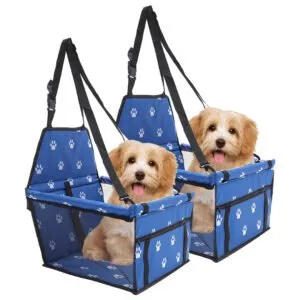 Buy SOGA 2X Waterproof Pet Booster Car Seat Breathable Mesh Safety Travel Portable Dog Carrier Bag Blue Online - Pet Supplies/Dogs/Carriers & Travel Products - 1 - NZ Depot Free Shipping