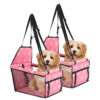 SOGA 2X Waterproof Pet Booster Car Seat Breathable Mesh Safety Travel Portable Dog Carrier Bag Pink, Pet Supplies, Dogs, Carriers & Travel Products, , ,  - NZ DEPOT 1
