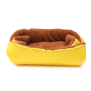 SOGA 2X Yellow Dual-purpose Cushion Nest Cat Dog Bed Warm Plush Kennel Mat Pet Home Travel Essentials, Pet Supplies, Dogs, Carriers & Travel Products, , ,  - NZ DEPOT 2