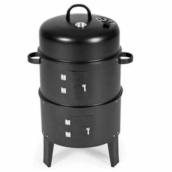SOGA 3 In 1 Barbecue Smoker Outdoor Charcoal BBQ Grill Camping Picnic Fishing, home & living > outdoor living > barbecues > barbecues > smokers, , , , ,  - NZ DEPOT 1