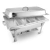 SOGA 3L Triple Tray Stainless Steel Chafing Food Warmer Catering Dish, Furniture>Kitchen & Dining Room Furniture>Buffets, Sideboards & Kitchen Islands, , , , ,  - NZ DEPOT 1
