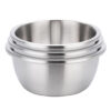 SOGA 3Pcs Deepen Matte Stainless Steel Stackable Baking Washing Mixing Bowls Set Food Storage Basin, Home & Living>Kitchen & Dining>Bakeware>Mixing Bowls, , , , ,  - NZ DEPOT 1