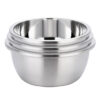 SOGA 3Pcs Deepen Polished Stainless Steel Stackable Baking Washing Mixing Bowls Set Food Storage Basin, Home & Living>Kitchen & Dining>Bakeware>Mixing Bowls, , , , ,  - NZ DEPOT 1