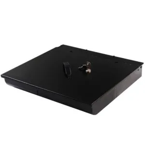 Buy SOGA 4 Bills 8 Coins Cash Tray With Lockable Lid Heavy Duty Spare Cash Tray Black Online - Business & Industrial/Retail/Money Handling/Cash Register & POS Terminal Accessories/Cash Drawers & Trays - 1 - NZ Depot Free Shipping