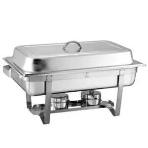 Buy SOGA 4.5L Dual Tray Stainless Steel Chafing Food Warmer Catering Dish Online - Furniture/Kitchen & Dining Room Furniture/Buffets, Sideboards & Kitchen Islands - 2 - NZ Depot Free Shipping