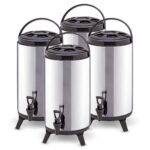 SOGA 4X 10L Portable Insulated Cold/Heat Coffee Tea Beer Barrel Brew Pot With Dispenser, Home & Living>Kitchen & Dining>Barware>Spirit Dispensers, , , , ,  - NZ DEPOT 1