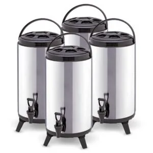 Buy SOGA 4X 10L Portable Insulated Cold/Heat Coffee Tea Beer Barrel Brew Pot With Dispenser Online - Home & Living/Kitchen & Dining/Barware/Spirit Dispensers - 1 - NZ Depot Free Shipping
