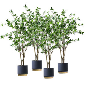 SOGA 4X 120cm Green Artificial Indoor Watercress Tree Fake Plant Simulation Decorative, Home & Living, Home Decor, Artificial Plants, , ,  - NZ DEPOT 1