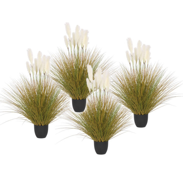 SOGA 4X 137cm Artificial Indoor Potted Reed Bulrush Grass Tree Fake Plant Simulation Decorative, Home & Living>Home Decor>Artificial Plants, , , , ,  - NZ DEPOT 1