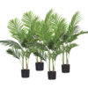 SOGA 4X 145cm Green Artificial Indoor Swallowtail Sunflower Tree Fake Plant Simulation Decorative, Home & Living>Home Decor>Artificial Plants, , , , ,  - NZ DEPOT 1