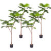 SOGA 4X 150cm Artificial Natural Green Split-Leaf Philodendron Tree Fake Tropical Indoor Plant Home Office Decor, Home & Living>Home Decor>Artificial Plants, , , , ,  - NZ DEPOT 1