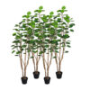 SOGA 4X 150cm Plastic Potted Polyscias Scutellaria Plant Home Garden Artificial Tree, Home Decor, Home & Living>Home Decor>Artificial Plants, , , , ,  - NZ DEPOT 1