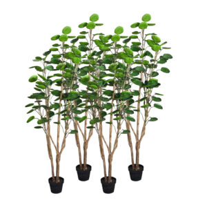 SOGA 4X 150cm Plastic Potted Polyscias Scutellaria Plant Home Garden Artificial Tree, Home Decor, Home & Living, Home Decor, Artificial Plants, , ,  - NZ DEPOT 1