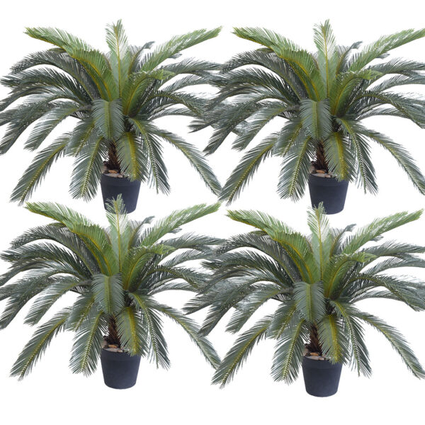 SOGA 4X 155cm Artificial Indoor Cycas Revoluta Cycad Sago Palm Fake Decoration Tree Pot Plant, Home & Living, Home Decor, Artificial Plants, , ,  - NZ DEPOT 1