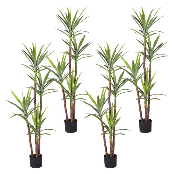 SOGA 4X 180cm Artificial Natural Green Dracaena Yucca Tree Fake Tropical Indoor Plant Home Office Decor, Home & Living, Home Decor, Artificial Plants, , ,  - NZ DEPOT 1