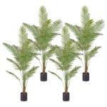 SOGA 4X 210cm Green Artificial Indoor Rogue Areca Palm Tree Fake Tropical Plant Home Office Decor, Home & Living>Home Decor>Artificial Plants, , , , ,  - NZ DEPOT 1