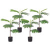 SOGA 4X 60cm Artificial Natural Green Split-Leaf Philodendron Tree Fake Tropical Indoor Plant Home Office Decor, Home & Living>Home Decor>Artificial Plants, , , , , - NZ DEPOT 1