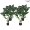 SOGA 4X 93cm Artificial Indoor Potted Turtle Back Fake Decoration Tree Flower Pot Plant, Home & Living>Home Decor>Artificial Plants, , , , ,  - NZ DEPOT 1