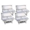 SOGA 4X Stainless Steel Chafing Double Tray Catering Dish Food Warmer, Furniture, Kitchen & Dining Room Furniture, Buffets, Sideboards & Kitchen Islands, , , - NZ DEPOT 1