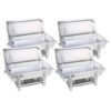 SOGA 4X Stainless Steel Chafing Single Tray Catering Dish Food Warmer, Furniture>Kitchen & Dining Room Furniture>Buffets, Sideboards & Kitchen Islands, , , , ,  - NZ DEPOT 1