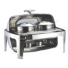SOGA 6.5L Stainless Steel Double Soup Tureen Bowl Station Roll Top Buffet Chafing Dish Catering Chafer Food Warmer Server, Business & Industrial>Food Service>Plate & Dish Warmers, , , , ,  - NZ DEPOT 1