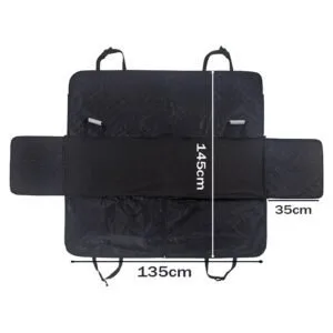 Buy SOGA 600D Oxford Cloth Waterproof Dog Car Cover Back Seat Protector Hammock Non-Slip Pet Mat Black Online - Pet Supplies/Dogs/Carriers & Travel Products - 2 - NZ Depot Free Shipping