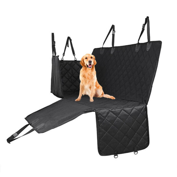 SOGA 600D Oxford Cloth Waterproof Dog Car Cover Back Seat Protector Hammock Non-Slip Pet Mat Black, Pet Supplies, Dogs, Carriers & Travel Products, , ,  - NZ DEPOT 1