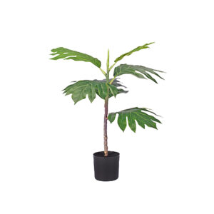 SOGA 60cm Artificial Natural Green Split-Leaf Philodendron Tree Fake Tropical Indoor Plant Home Office Decor, Home & Living, Home Decor, Artificial Plants, , ,  - NZ DEPOT 1