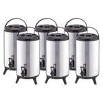 SOGA 6X 14L Portable Insulated Cold/Heat Coffee Tea Beer Barrel Brew Pot With Dispenser, Home & Living>Kitchen & Dining>Barware>Spirit Dispensers, , , , ,  - NZ DEPOT 1