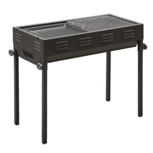 SOGA 66cm Portable Folding Thick Box-Type Charcoal Grill for Outdoor BBQ Camping - NZ DEPOT
