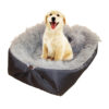 SOGA Black Dual-purpose Cushion Nest Cat Dog Bed Warm Plush Kennel Mat Pet Home Travel Essentials, Pet Supplies>Dogs>Carriers & Travel Products, , , , ,  - NZ DEPOT 1
