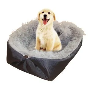 Buy SOGA Black Dual-purpose Cushion Nest Cat Dog Bed Warm Plush Kennel Mat Pet Home Travel Essentials Online - Pet Supplies/Dogs/Carriers & Travel Products - 1 - NZ Depot Free Shipping