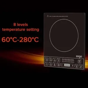 Buy SOGA Cooktop Electric Smart Induction Cook Top Portable Kitchen Cooker Cookware Online - electronics & appliances > appliances > large appliances > cooktops > induction cooktops - 2 - NZ Depot Free Shipping