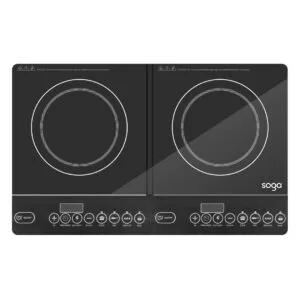 Buy SOGA Cooktop Portable Induction LED Electric Double Duo Hot Plate Burners Cooktop Stove Online - electronics & appliances > appliances > large appliances > cooktops > induction cooktops - 1 - NZ Depot Free Shipping