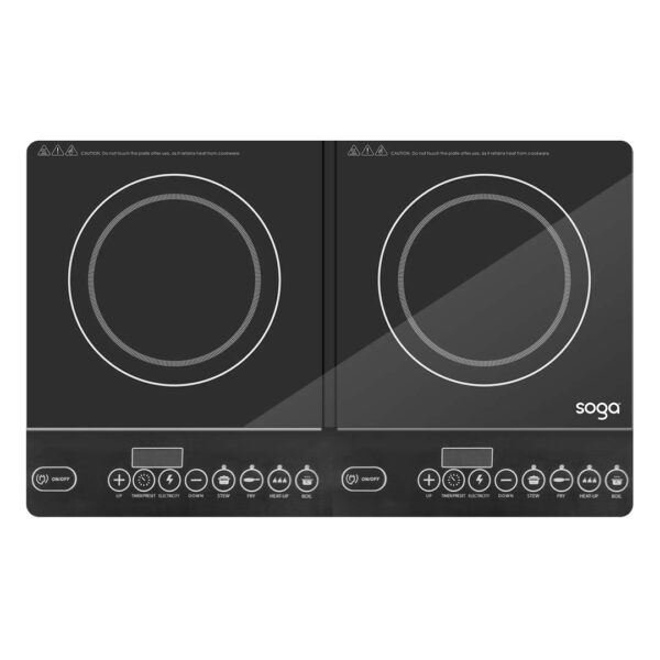 Soga Cooktop Portable Induction Led Electric Double Duo Hot Plate Burners Cooktop Stove, Electronics &Amp; Appliances &Gt; Appliances &Gt; Large Appliances &Gt; Cooktops &Gt; Induction Cooktops, , , , ,  - Nz Depot 1