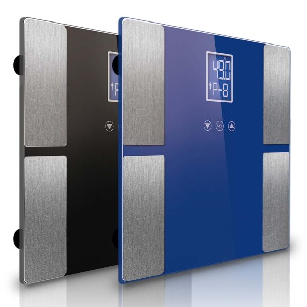 SOGA Digital Electronic LCD Bathroom Body Fat Scale Weighing Scales Weight Monitor Black/Blue, home & living > bathroom > bathroom accessories > bathroom scales, , , , ,  - NZ DEPOT 1