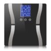 SOGA Glass LCD Digital Body Fat Scale Bathroom Electronic Gym Water Weighing Scales Black, home & living, bathroom, bathroom accessories, bathroom scales, ,  - NZ DEPOT 1