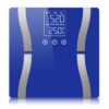 SOGA Glass LCD Digital Body Fat Scale Bathroom Electronic Gym Water Weighing Scales Blue, home & living > bathroom > bathroom accessories > bathroom scales, , , , ,  - NZ DEPOT 1