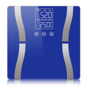 SOGA Glass LCD Digital Body Fat Scale Bathroom Electronic Gym Water Weighing Scales Blue, home & living, bathroom, bathroom accessories, bathroom scales, ,  - NZ DEPOT 1