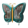 SOGA Green Butterfly Shape Wall-Mounted Makeup Organiser Dustproof Waterproof Bathroom Storage Box Home Decor, Home>Bathroom>Bathroom Accessories>Bathroom Storage, , , , ,  - NZ DEPOT 1