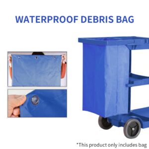 SOGA Oxford Waterproof Reusable Janitor Housekeeping Cart Replacement Bag Blue, Business & Industrial, Food Service, Food Service Carts, , ,  - NZ DEPOT 2