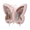 SOGA Pink Butterfly Shape Wall-Mounted Makeup Organiser Dustproof Waterproof Bathroom Storage Box Home Decor, Home>Bathroom>Bathroom Accessories>Bathroom Storage, , , , ,  - NZ DEPOT 1