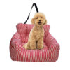 SOGA Red Pet Car Seat Sofa Safety Soft Padded Portable Travel Carrier Bed, Pet Supplies, Dogs, Carriers & Travel Products, , ,  - NZ DEPOT 1