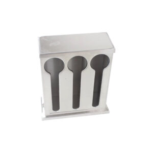 SOGA Stainless Steel Buffet Restaurant Spoon Utensil Holder Storage Rack 3 Holes, Home & Living, Kitchen & Dining, Tableware, Cutlery, ,  - NZ DEPOT 2