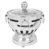 SOGA Stainless Steel Mini Asian Buffet Hot Pot Single Person Shabu Alcohol Stove Burner with Glass Lid, Business & Industrial>Food Service>Plate & Dish Warmers, , , , , - NZ DEPOT 1