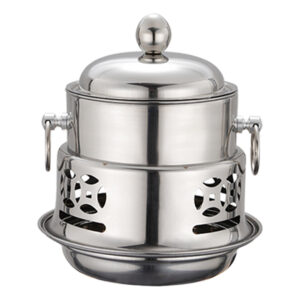 SOGA Stainless Steel Mini Asian Buffet Hot Pot Single Person Shabu Alcohol Stove Burner with Lid, Business & Industrial, Food Service, Plate & Dish Warmers, , ,  - NZ DEPOT 1